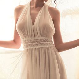 LULU & SKY Halter Neck Baby Doll Nightdress-picture-22