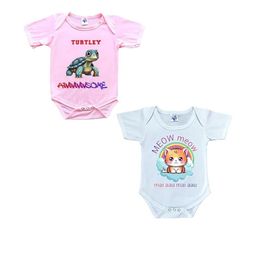 Cute Pals Kids-Unisex Multicoloured Cotton Rompers-image-42