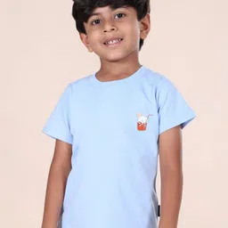 KiddoPanti Boys Printed Pockets T-shirt-image-65