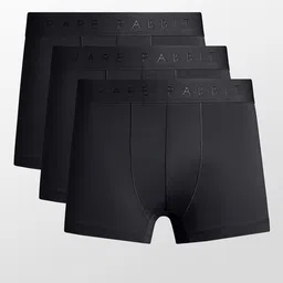 RARE RABBIT Pack Of 3 Cotton Stretch Short Trunks CLOSE PRIMARY BLACK-picture-31