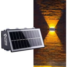 LITVERSE White & Black Waterproof Solar Outdoor Lamps-image-8