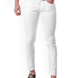 LINARIA Men Classic Mid-Rise Slim Fit Clean Look Stretchable Jeans-picture-46
