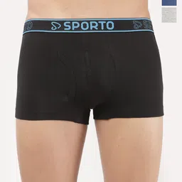 Sporto by Macho Pack Of 3 Mid Rise Trunks-picture-9