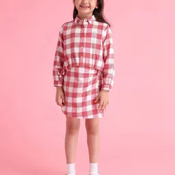 U.S. Polo Assn. Kids Checked Cotton Shirt Style Top-picture-31
