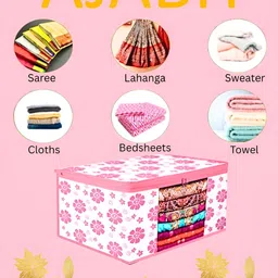 Ajabh Pink Set of 3 Regular Multi-Utility Organisers image 4