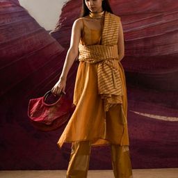 Banana Labs Ethnic Motifs Printed Dupatta with Zari-20