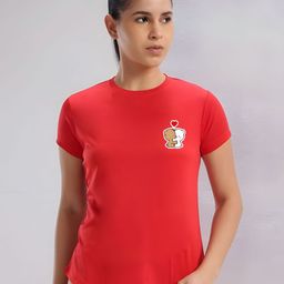 SZN Women Printed Applique T-shirt-image-89