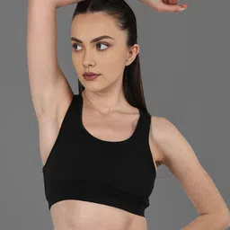 HRX by Hrithik Roshan Women Solid Full Coverage Lightly Padded Dry Fit Workout Bra-20