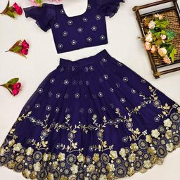Shoryam Fashion Girls Silk Georgette Ready to Wear Lehenga Choli-picture-27