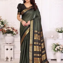 SILKWEAR Woven Design Zari Mysore Silk Saree-picture-39