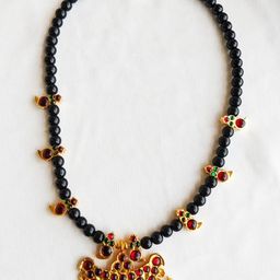 VEDAJ Unisex Black Jewellery Set-image-32