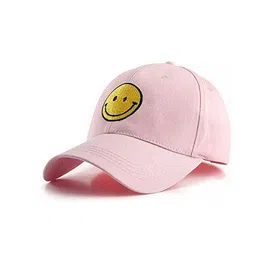 Infispace Men Embroidered Pure Cotton Smiley Summer Cap-94
