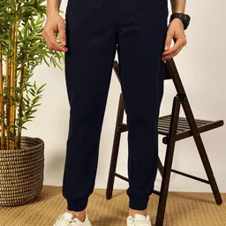 Thomas Scott Men Classic Straight Fit Joggers Trousers-image-97