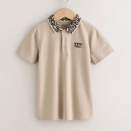 NEXT Boys Printed Detail Polo Collar T-shirt-picture-13