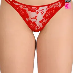DHANDAI FASHION Pack Of 3 Low Rise Cotton Bikini Briefs UG-03 Panty (DC-M-1)Black Red Pink-image-9