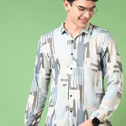 V-Mart Men Opaque Printed Casual Shirt-image-90