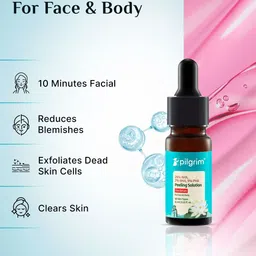 Pilgrim 25% AHA, 2% BHA, 5% PHA Peeling Solution- 10 ml image 4