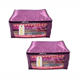Ajabh Purple Set of 2 Regular Multi-Utility Organisers-30