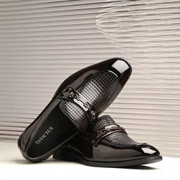 INVICTUS Men Leather Formal Loafers-image-78