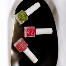 Indie Nail Set Of 5 Long Lasting Glossy Nail Polish With Mini Filer & Potli - 5 ml Each-16