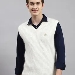Monte Carlo Men Woollen Sweater Vest-image-60