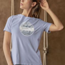 Moda Rapido Women Striped Bio Finish Raw Edge Slim Fit T-shirt-image-16