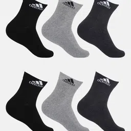 ADIDAS Men Pack Of 6 Ankle Length Socks-30