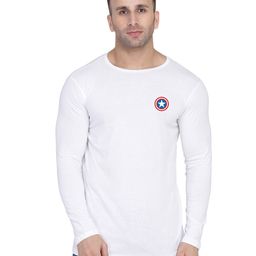 BEYOU FASHION Round Neck Long Sleeves Applique Slim Fit T-shirt-picture-0