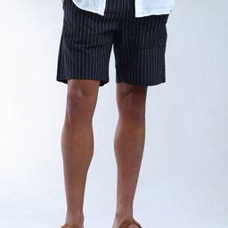 Flying Machine Men Striped Technology Shorts-image-23