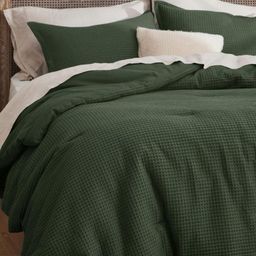 San Marino Green Cotton AC Room 300 GSM Single Bed Comforter-image-1