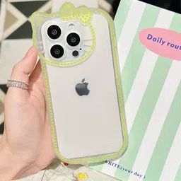 CASE CREATION Solid iPhone 12 Back Case With Neon Radium Night image 4