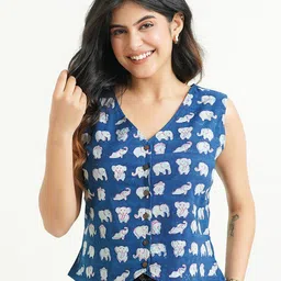 GOODHAND Women Conversational Shirt Style Top-picture-49