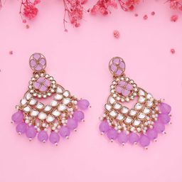 Anouk Diamond Shaped Jhumkas Earrings-24