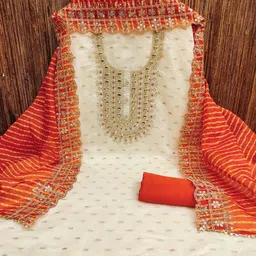 KALINI Embroidered Unstitched Dress Material-picture-17