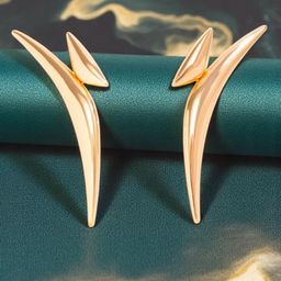 fabula Women Geometric Drop Earrings-3