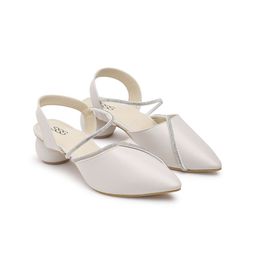 Street Style Store Women Western - Embellished Pointed Block Mules-19