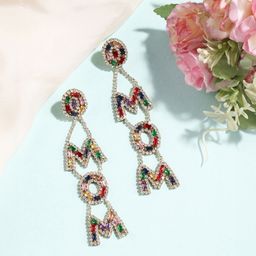 StyleCast Gold-Plated Rhinestone Studded Oval Shaped Drops Earrings-image-36