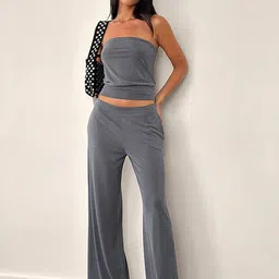 MIAKEE Strapless Top With Trouser Co-Ords image 3