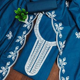 Panzora Embroidered Unstitched Dress Material-picture-39