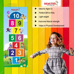 benstar Numerical Jump Play for Kids Floor Game Mat/Child Learning Game 2.5'x6' Mat image 3