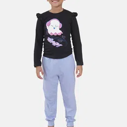KiddoPanti Girls Printed T-shirt-picture-3