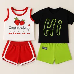 BAESD Unisex Kids T-shirt with Shorts-25