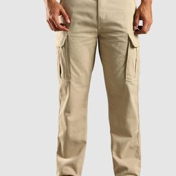 Tommy Hilfiger Men Regular Fit Cargos Trousers-picture-47