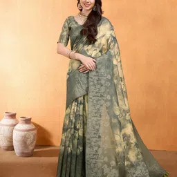 Mantrotsav Floral Zari Saree-picture-14
