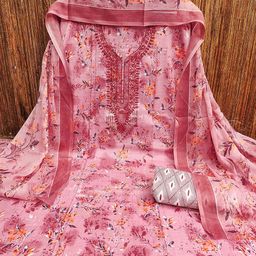 MANVAA Embellished Unstitched Dress Material-picture-9