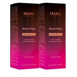 Hana Beauty Set Of 2 Botox Plant Alpine Rose Water Toner- 100 ml Each-11