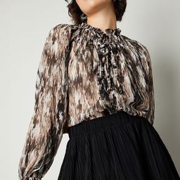 max Print Tie-Up Neck Top-picture-44