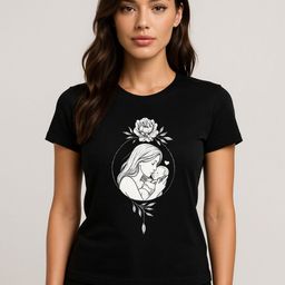 Anikmart Unisex Graphic Printed Round Neck Cotton T-shirt-image-88
