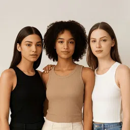BerryBird Pack of 3 Tank Crop Top-picture-3