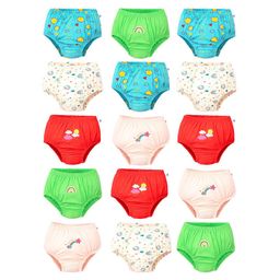 SuperBottoms Kids Pack Of 15 Pure Cotton Basic Briefs BAS-UND-U-V2-BR-DD-4_6Y-15P-picture-3